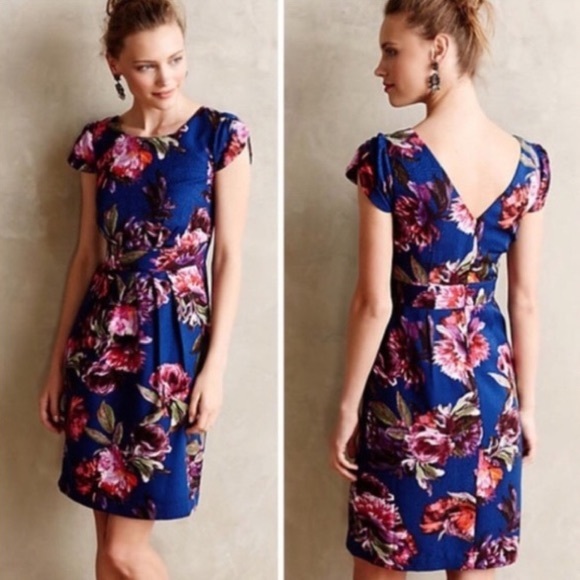 Anthropologie Dresses & Skirts - Anthropologie Moulinette Soeurs Blue Floral Dress